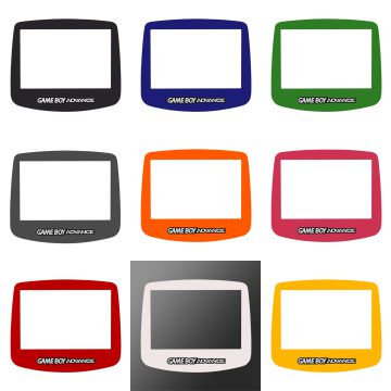 Kunststoff Display Scheibe für Game Boy Advance