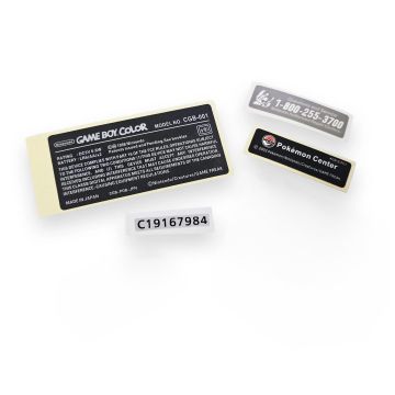 Deko Sticker Set 7-teilig für Game Boy Color