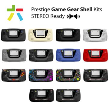 RetroSix Prestige Ersatzgehäuse Kit STEREO SPEAKER für Game Gear
